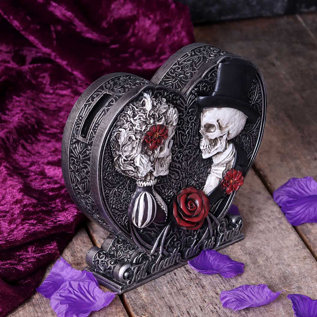 Till Death Do Us Part Gothic Money Box — view 9 — Nemesis Now B5693U1