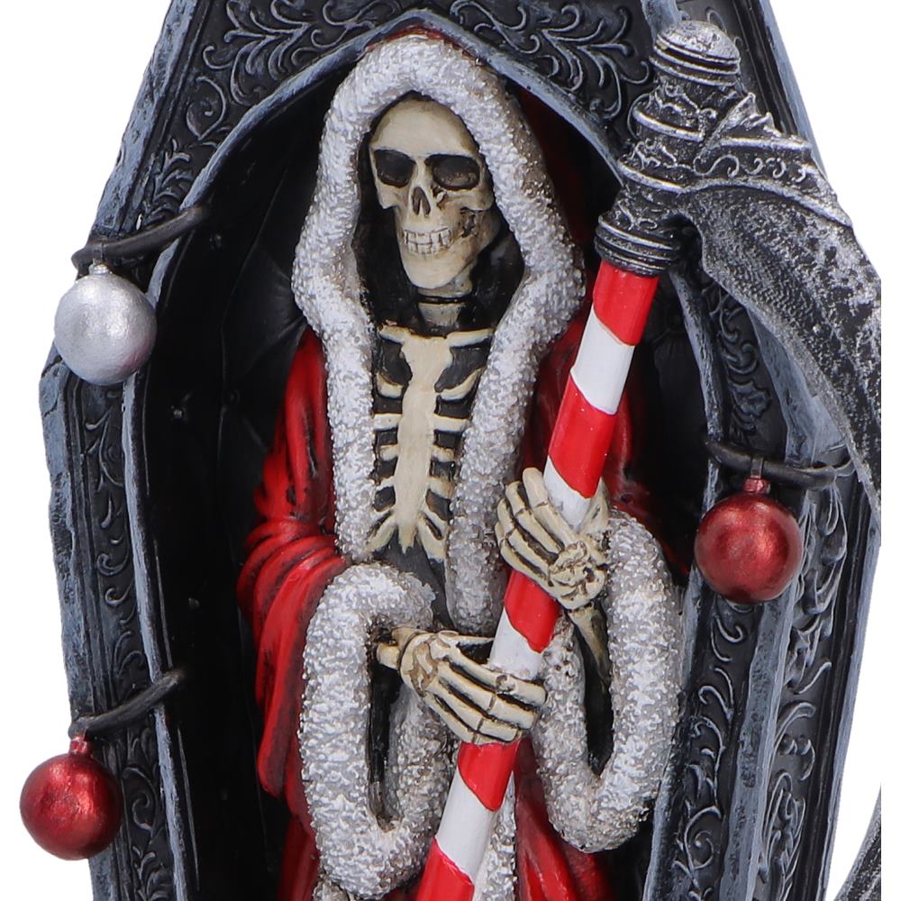 Silent Nightmares: Merry Cryptmas Reaper Figurine — view 5 — Nemesis Now B7718B26