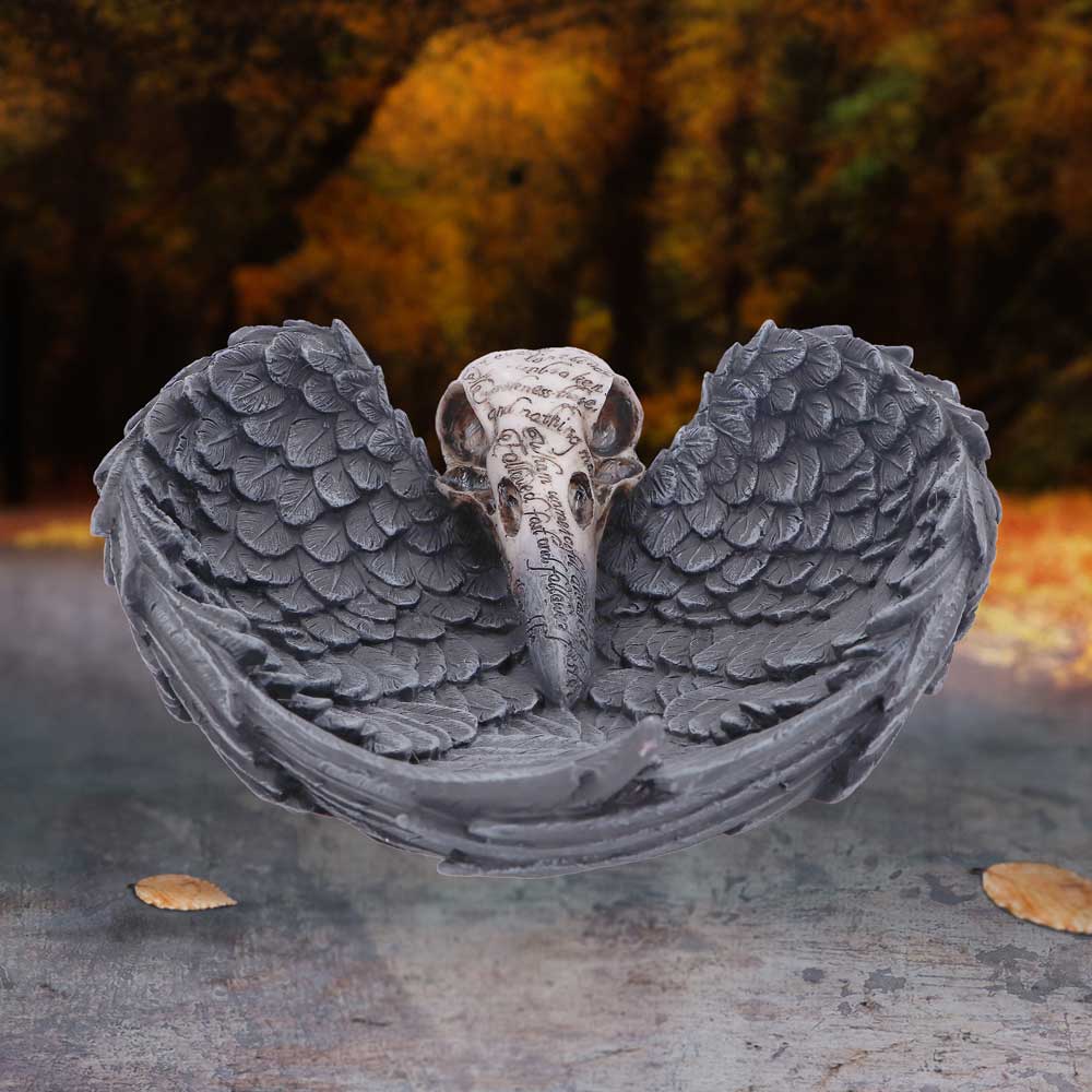 Edgar’s Raven Trinket Holder 17cm — view 8 — Nemesis Now D4917R0