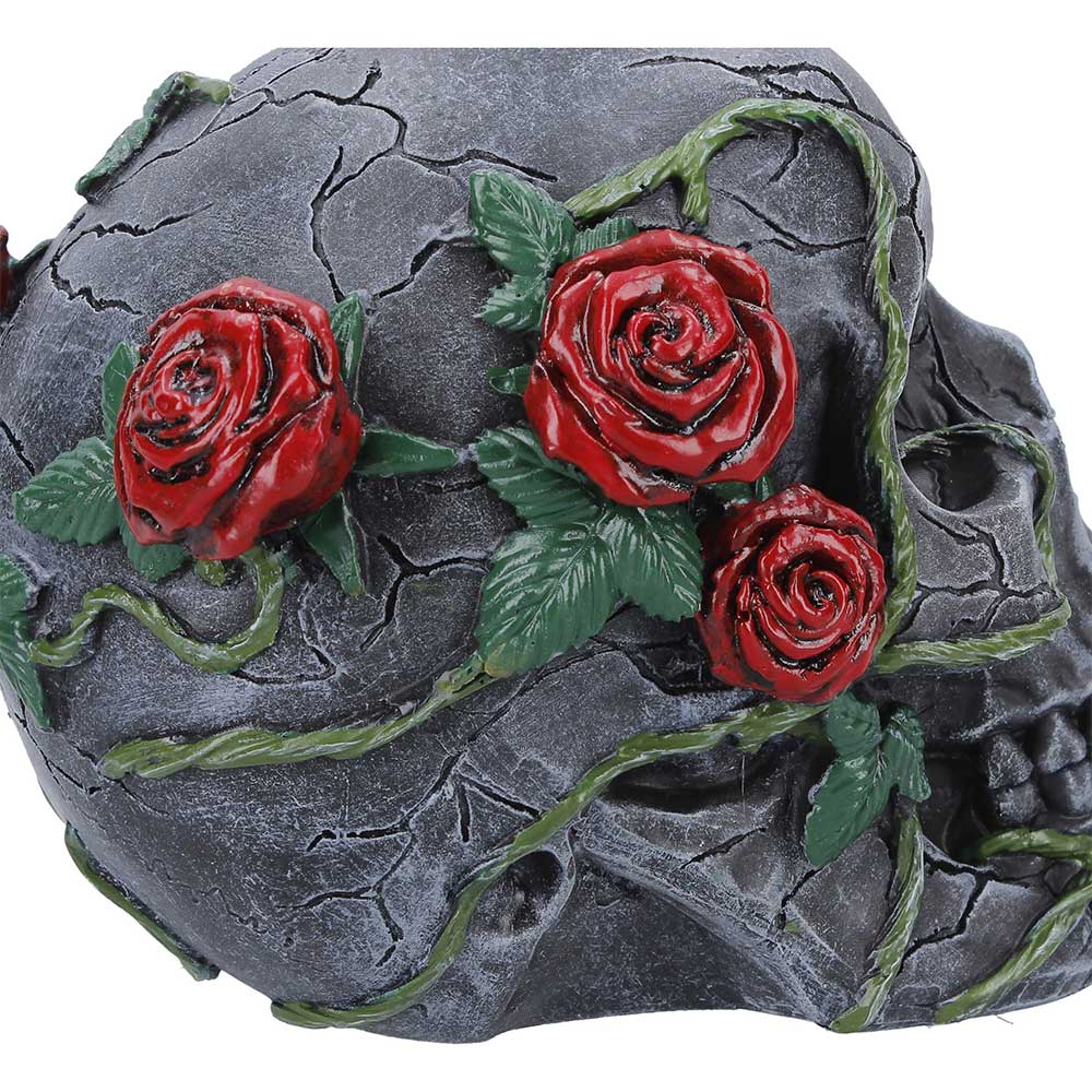 Twilight Bloom Gothic Skull Figurine 15.6cm — view 5 — Nemesis Now K7485A26