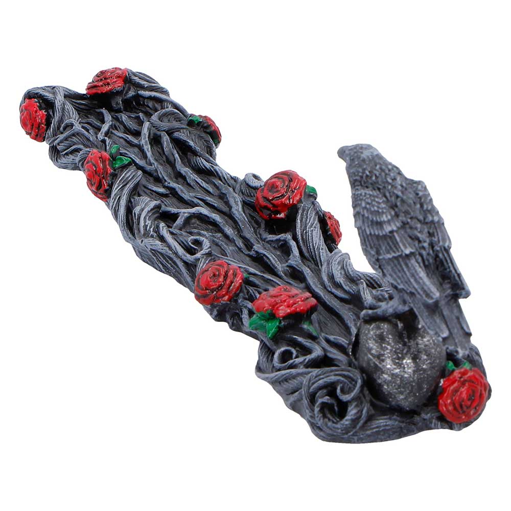 Twilight Bloom Raven Incense Burner 28cm — view 3 — Nemesis Now K7488A26