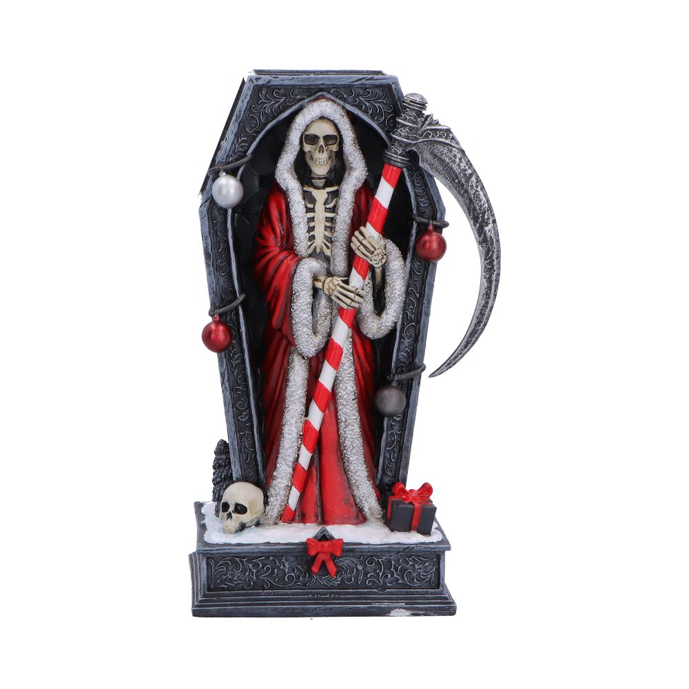 Silent Nightmares: Merry Cryptmas Reaper Figurine — Nemesis Now B7718B26
