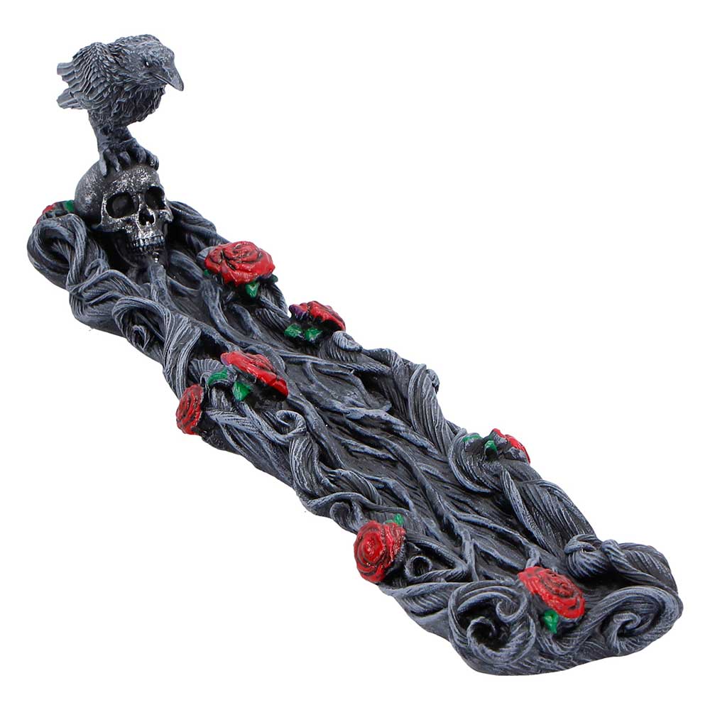 Twilight Bloom Raven Incense Burner 28cm — Nemesis Now K7488A26