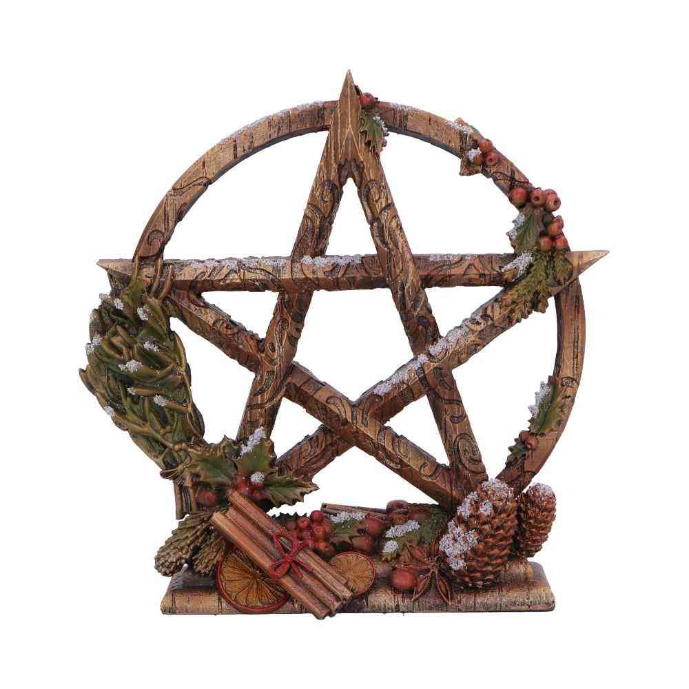Season of the Pentagram Yule Winter 16.5cm by Nemesis Now